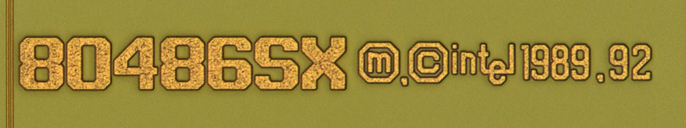i486SX Die Detail