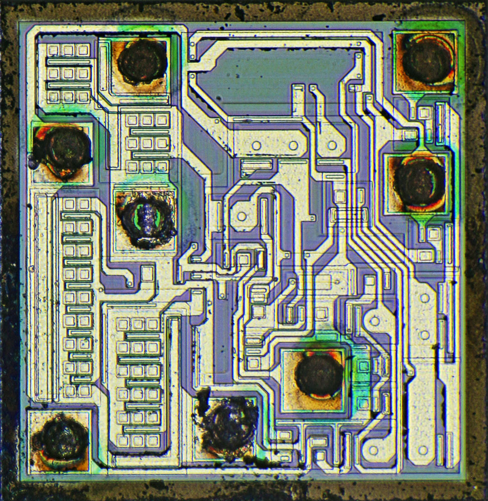 Texas Instruments NE555P Fake Die