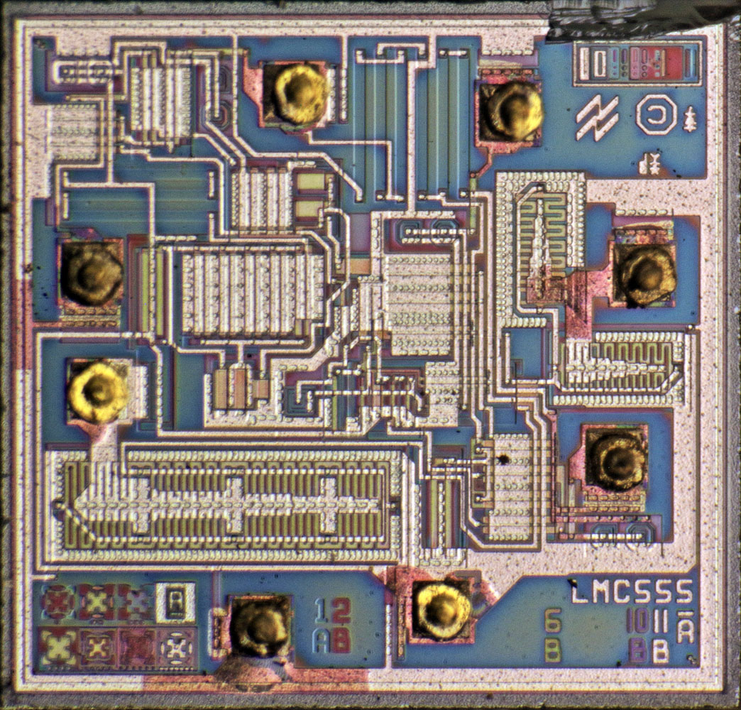 National Semiconductor LMC555 Die