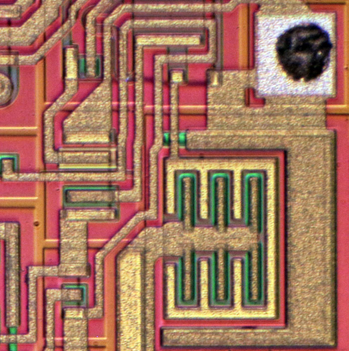 Motorola MC1455 Die Detail