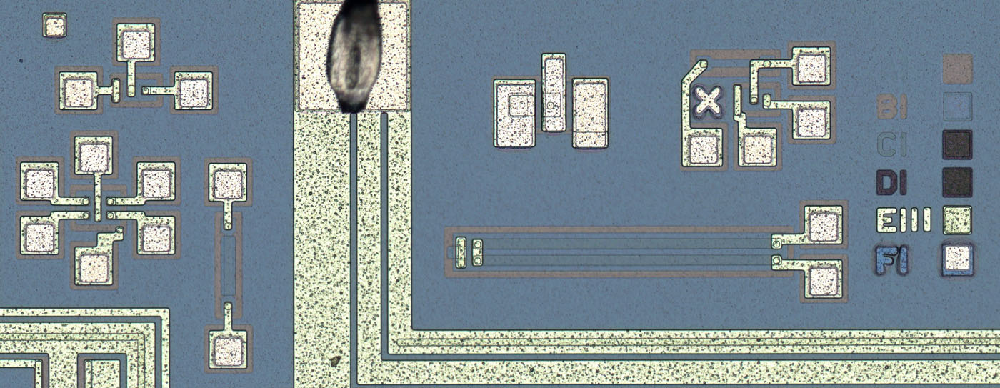 ZN433 Die Teststrukturen