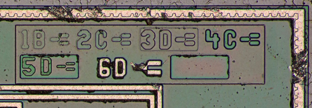 ICL7107 Die Detail