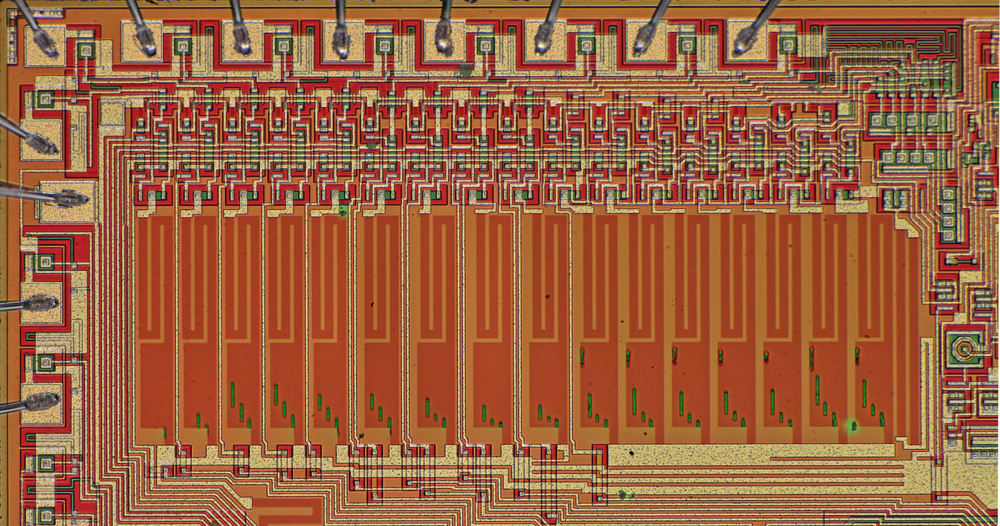 DAC709 Die DAC current sink