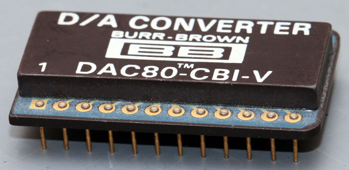 BURR-BROWN DAC80-CBI-V D/A CONVERTER 