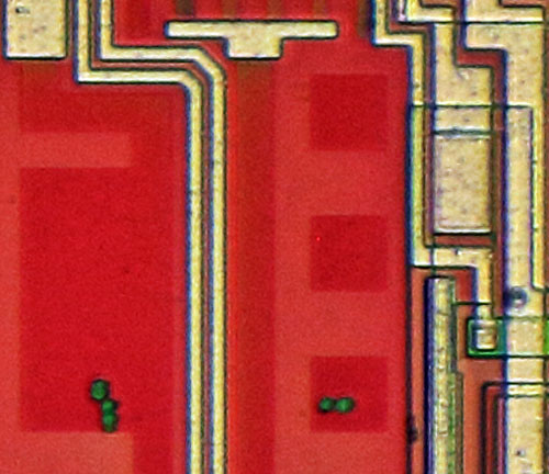 DAC800 Die Markierung