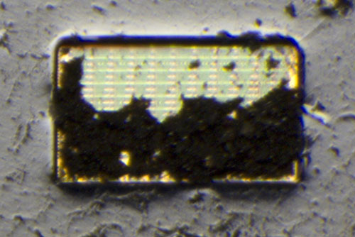 DAC8564 Die Beschichtung Testausschnitt