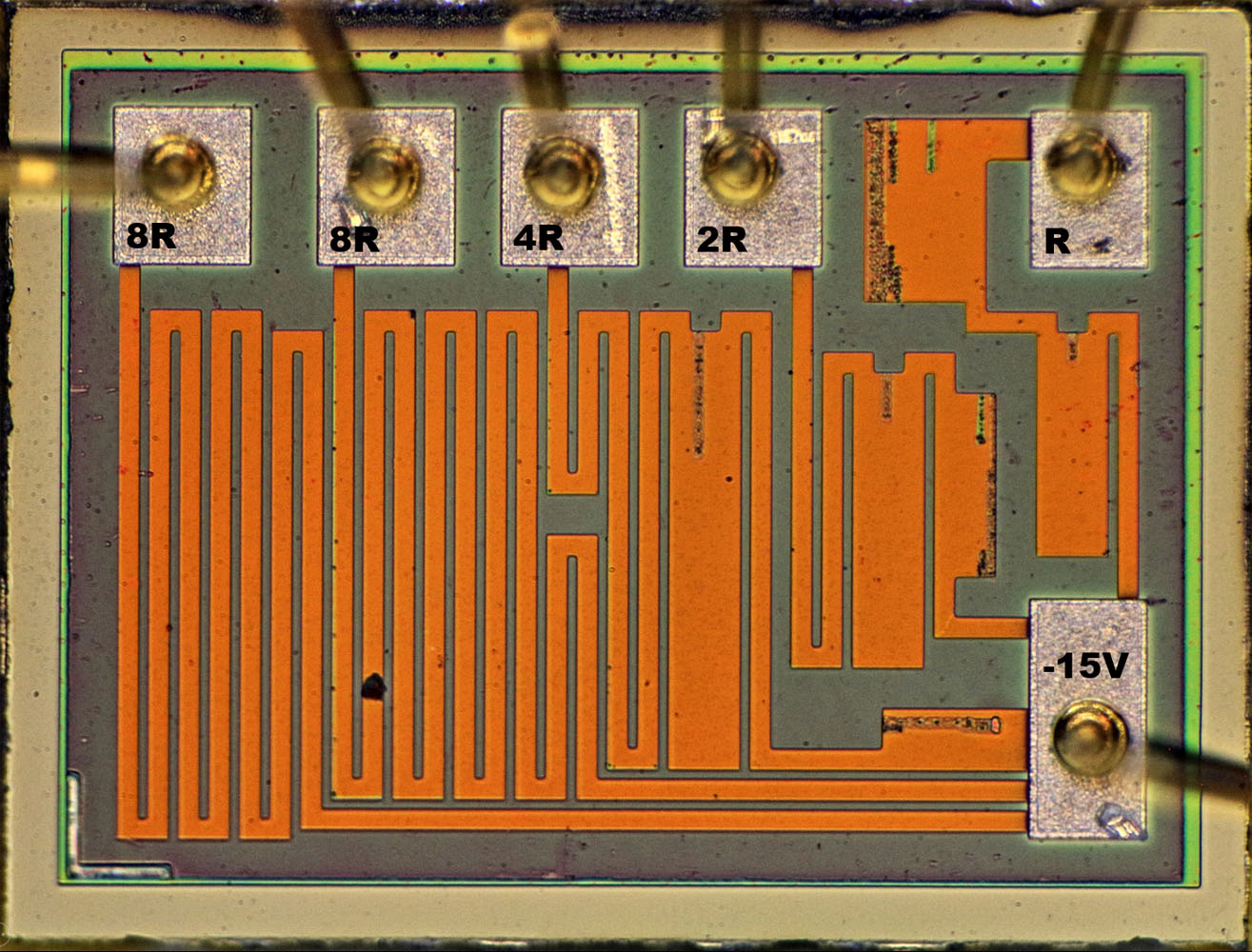 DAC327 ICL8018 Widerstände