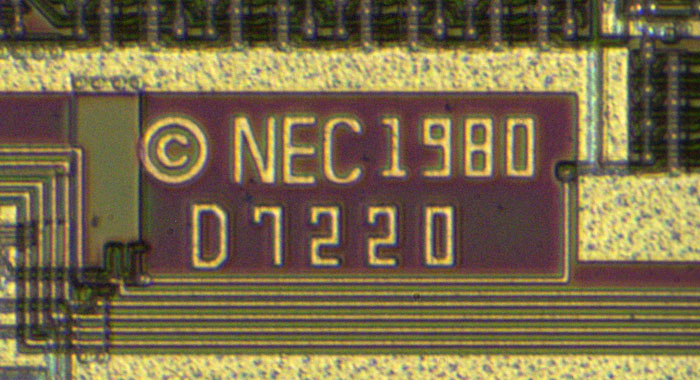 µPD7220 Die Detail