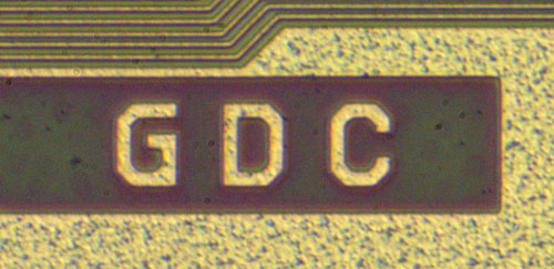 µPD7220 Die Detail