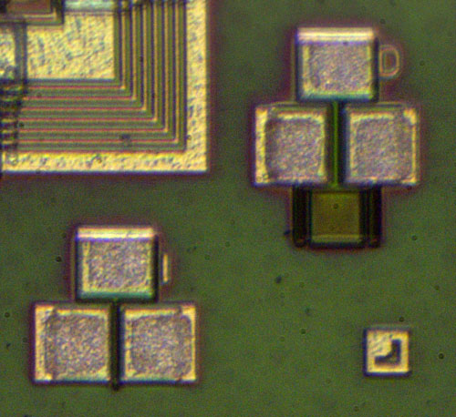 µPD7220 Die Teststrukturen