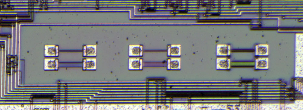 µPD7220 Die Teststrukturen