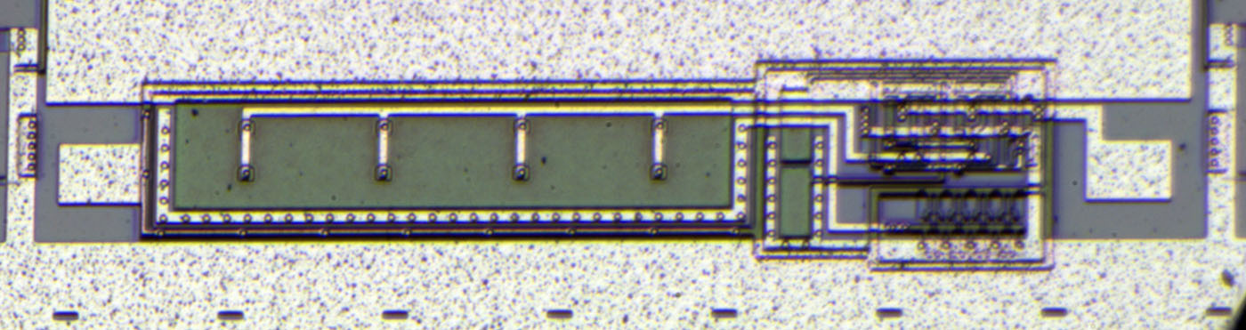 µPD7220 Die Detail