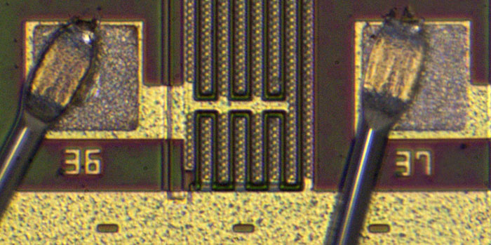 µPD7220 Die Detail