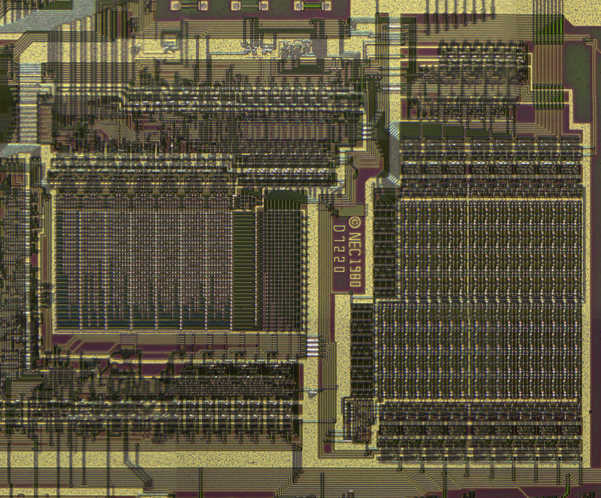 µPD7220 Die Speicherbereiche