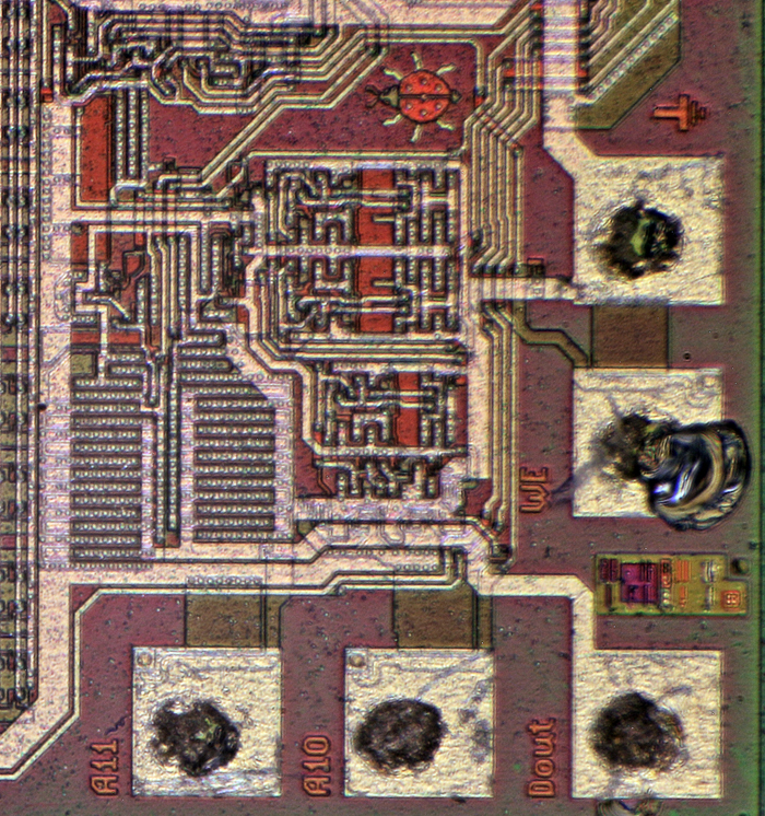 КР132РУ5 - KR132RU5 - 4kBit SRAM Die