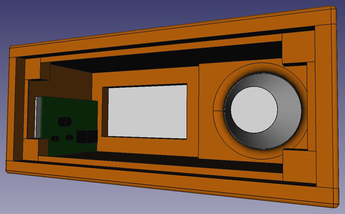 Kofferradio Gehäuse Freecad