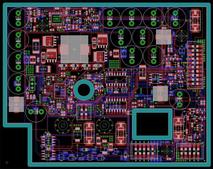 Kofferradio Schaltregler Layout