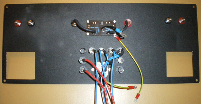 M250 Verstärker Gehäuse Rückwand