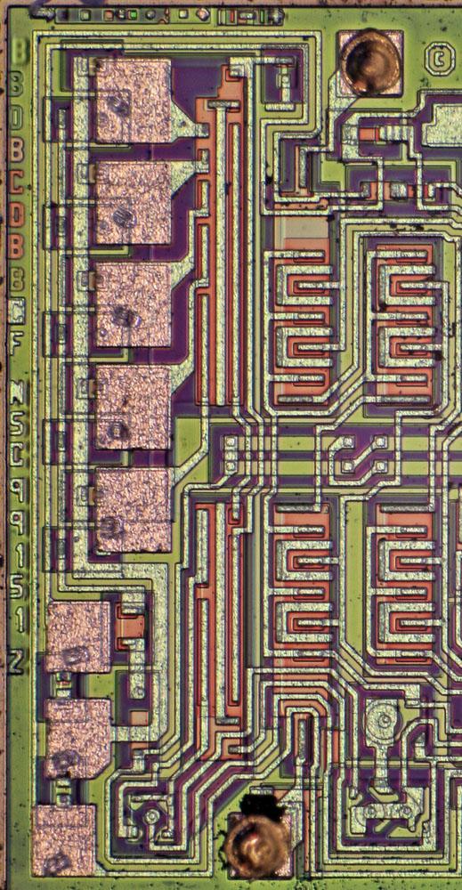 LF411 Die Detail Abgleich