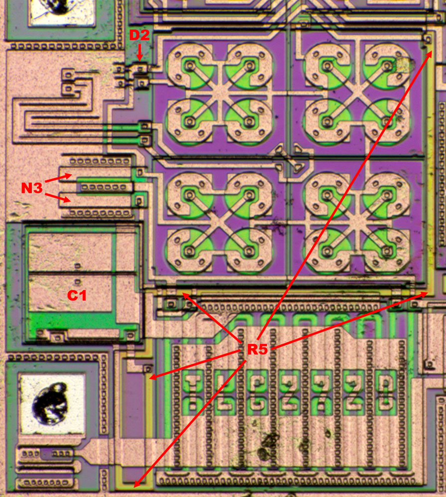 TLC272 Die Spannungsverstärkungsstufe Rückkopplung