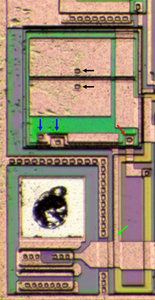 TLC272 Die Rückkopplung