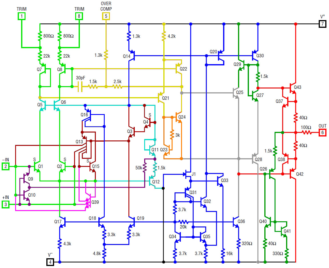LT1012 Datenblatt Schaltplan