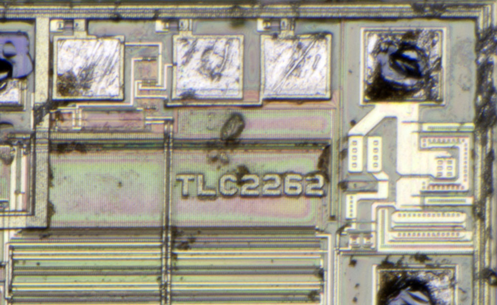 TLC2262 Die Detail