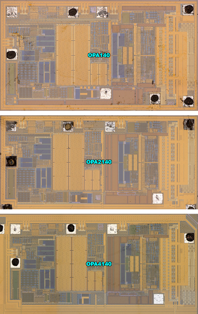 OPA4140 Die Vergleich