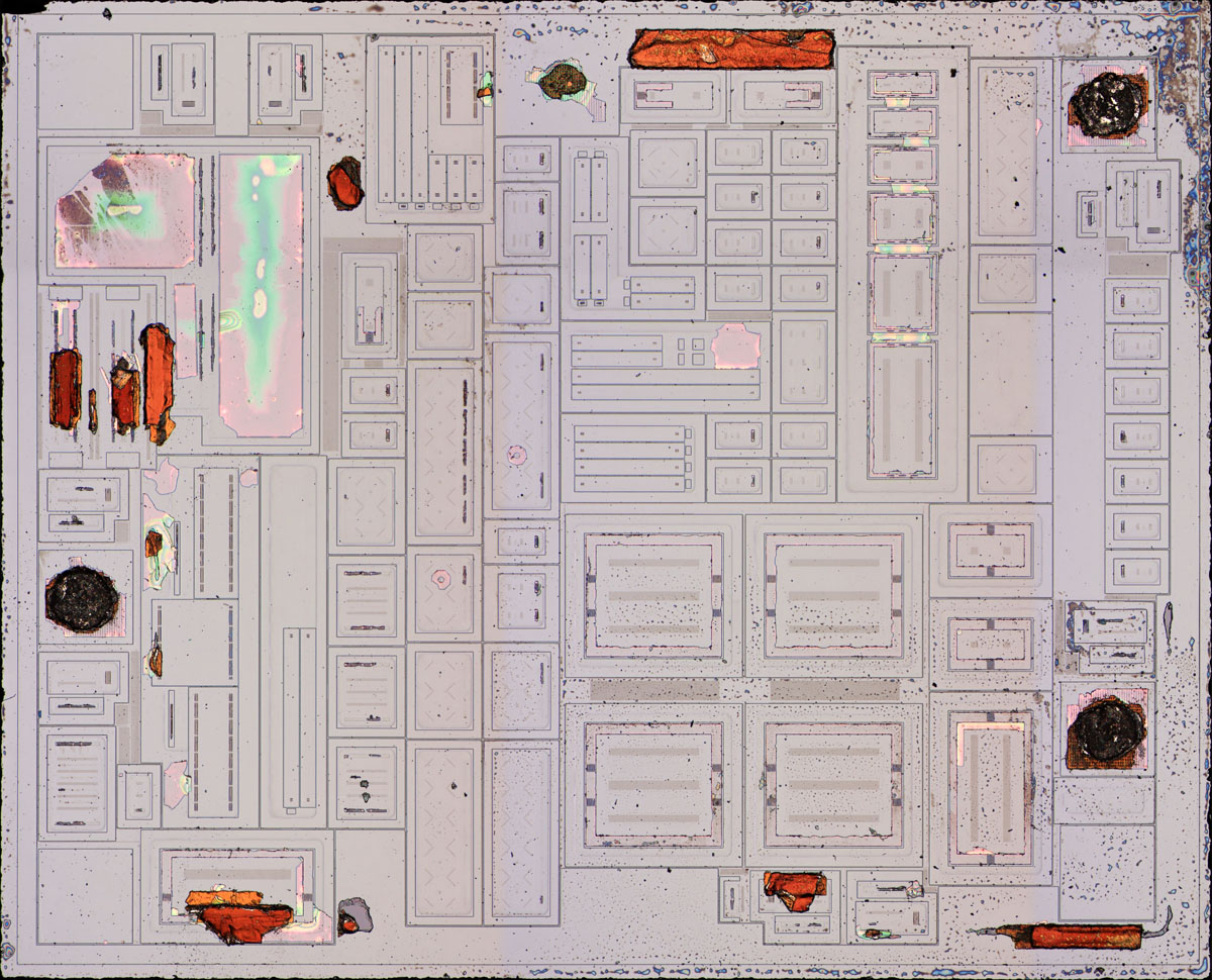 µPD811 Die Substrat