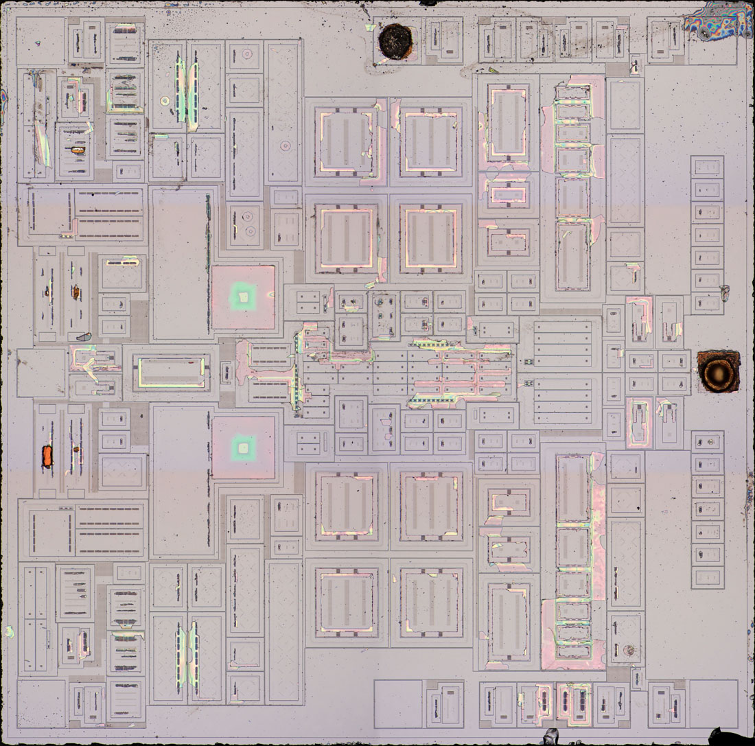 µPD812 Die Substrat