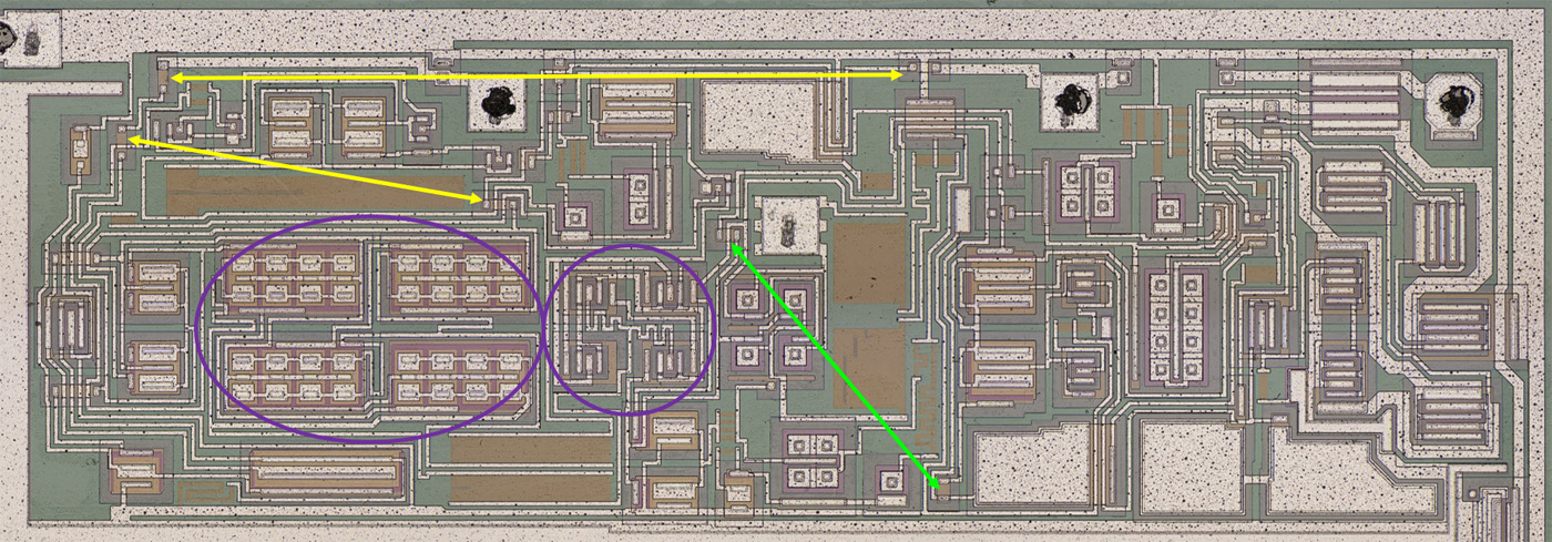 OPA4134 Die Symmetrie
