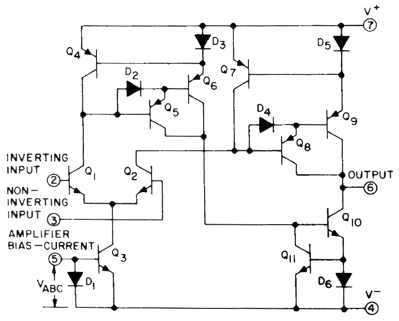 CA3080 AN6668 Schaltplan