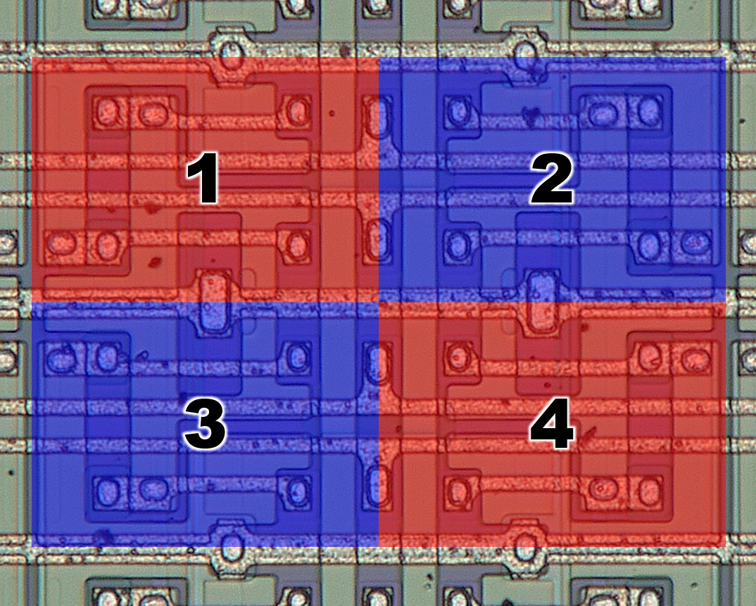 KM537RU1 Die Speicherzellen