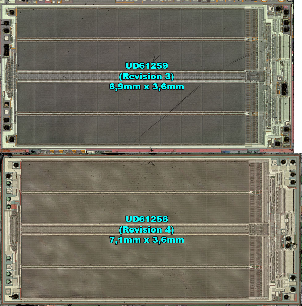 UD61259 Die Vergleich