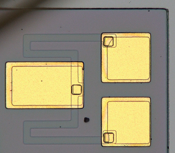 CM8001 Die Teststruktur