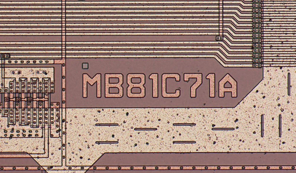 MB81C71A Die Detail