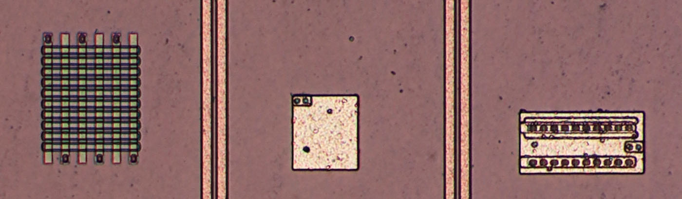 MB81C71A Die Teststrukturen