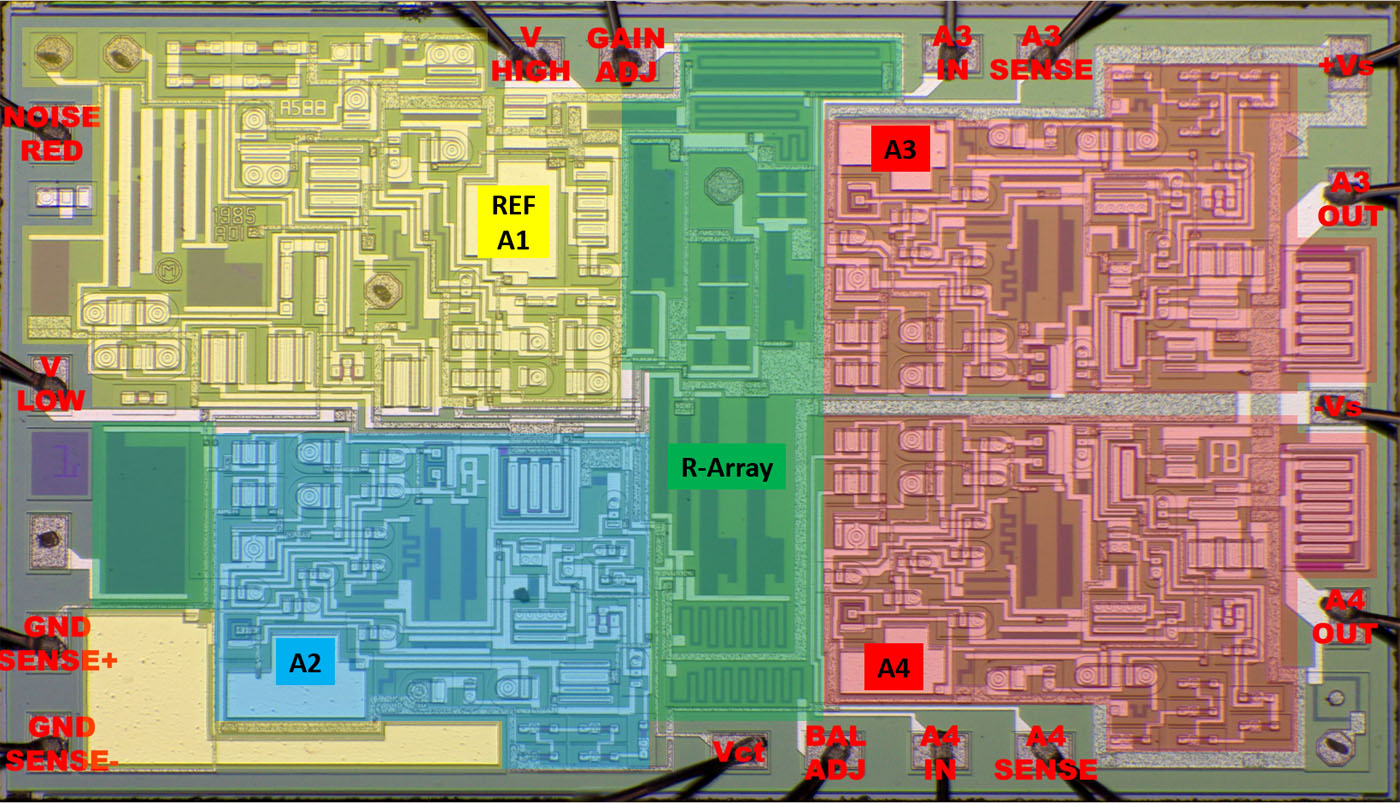 AD588 Die A-Revision Analyse