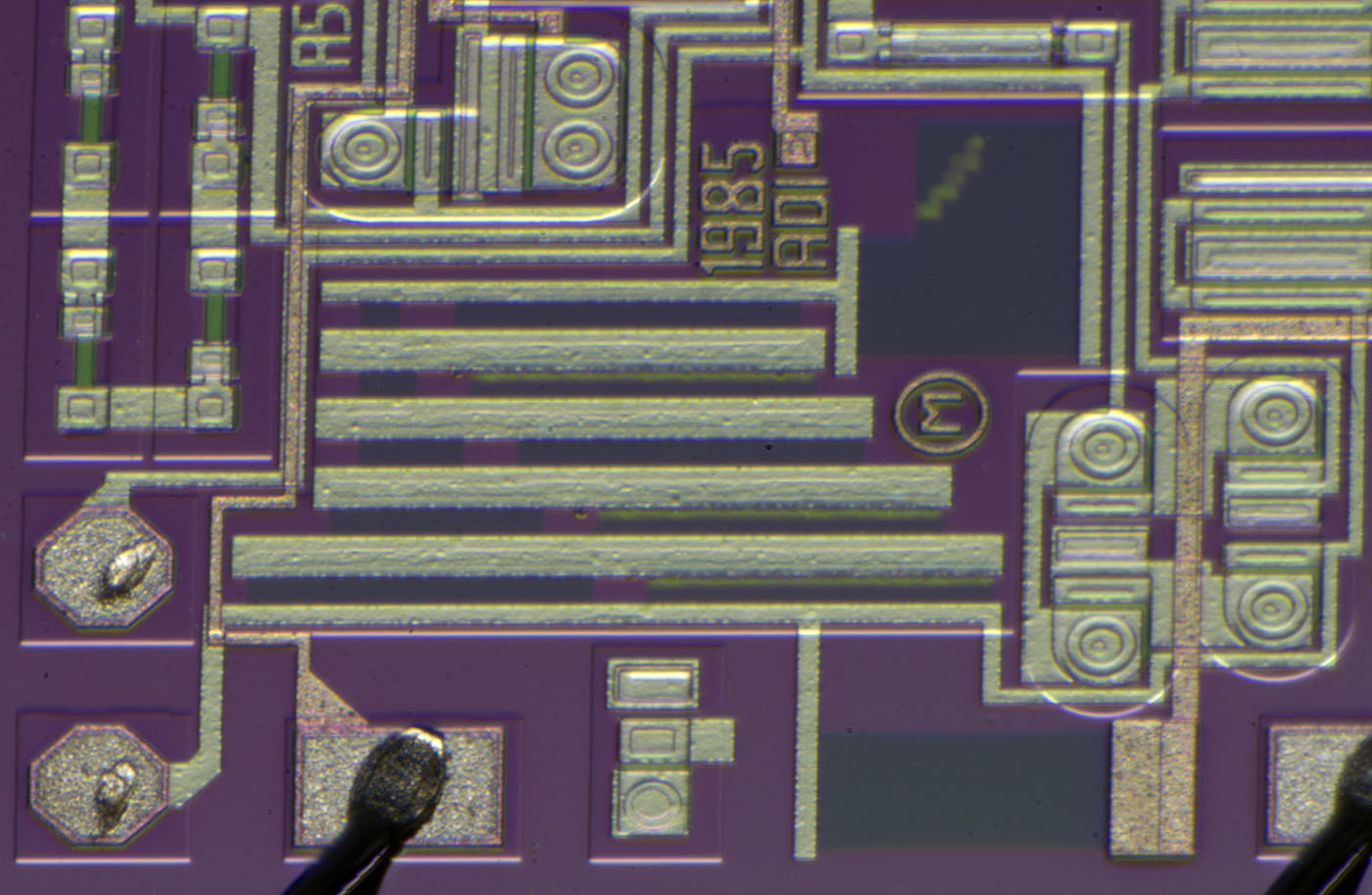 AD588 Die A-Revision Widerstände