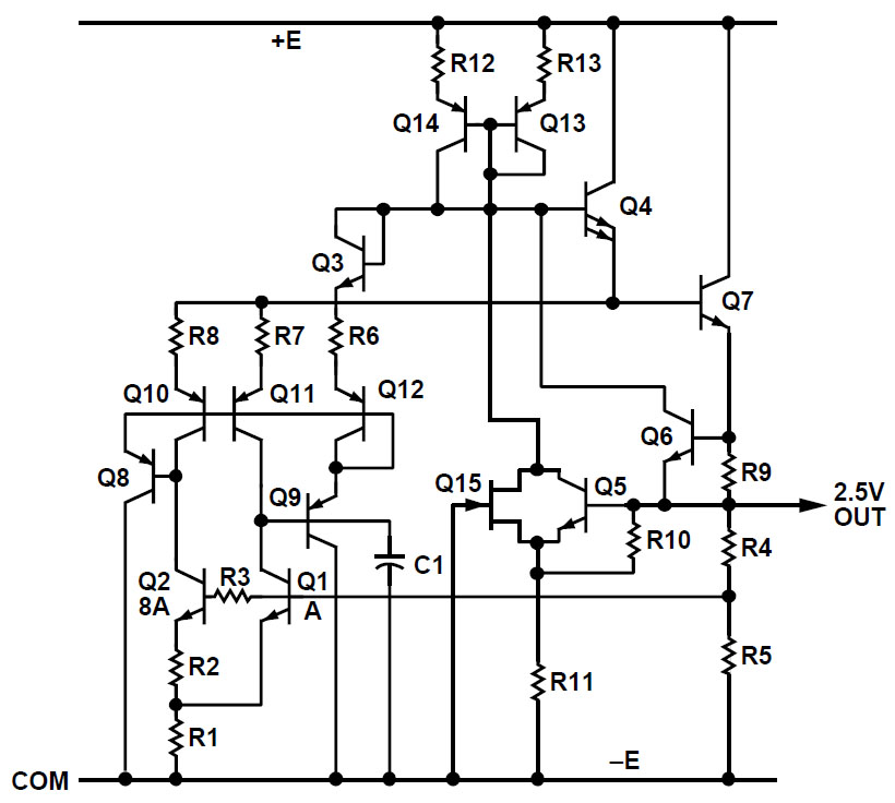 AD580 Datenblatt Schaltplan