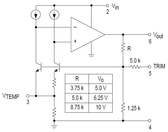 MC1404 Datenblatt Schaltbild