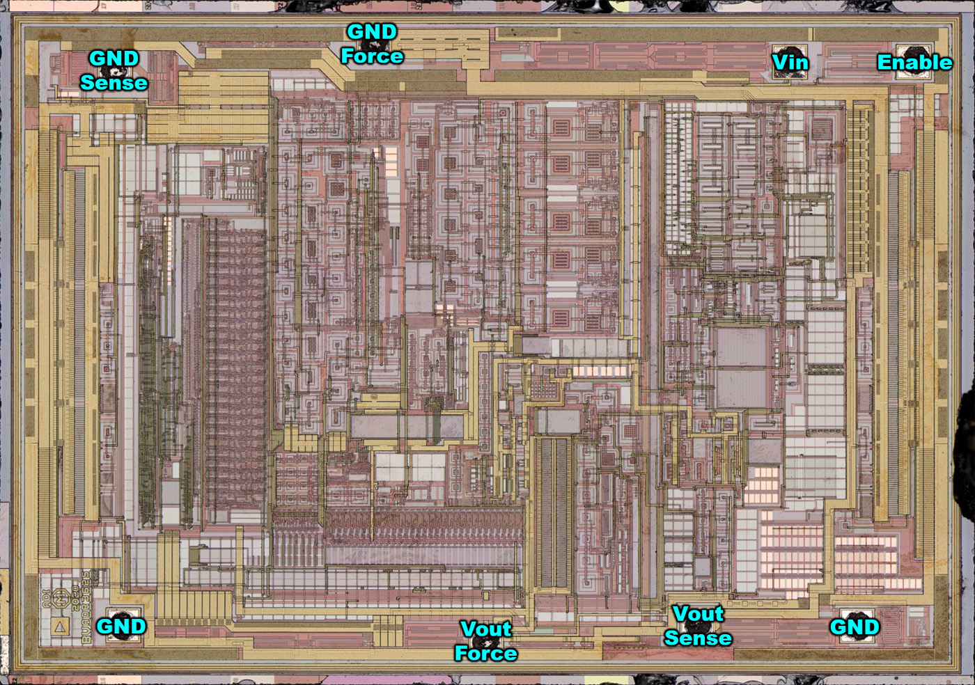 ADR3625 Die Bondpads