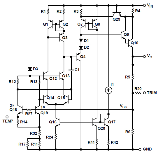 Datenblattausschnitt