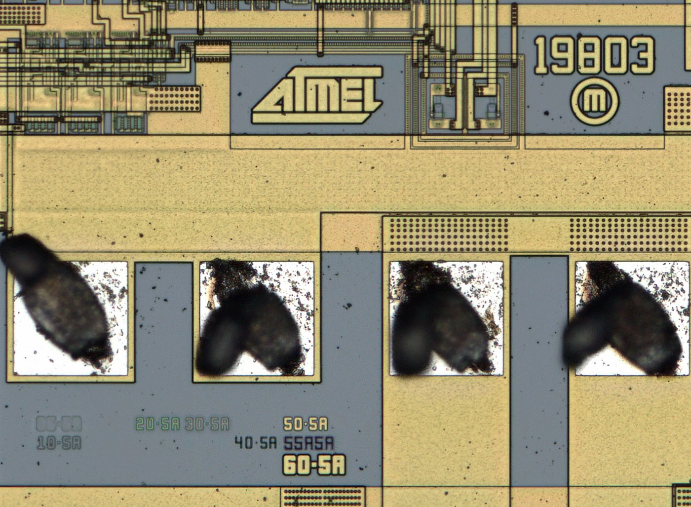 AT28C64 Die Detail