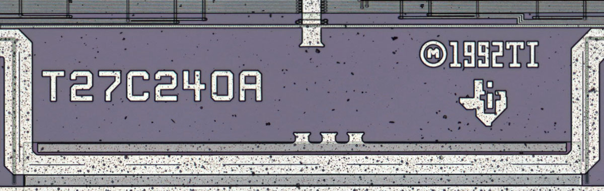 TMS27C240 Die Detail