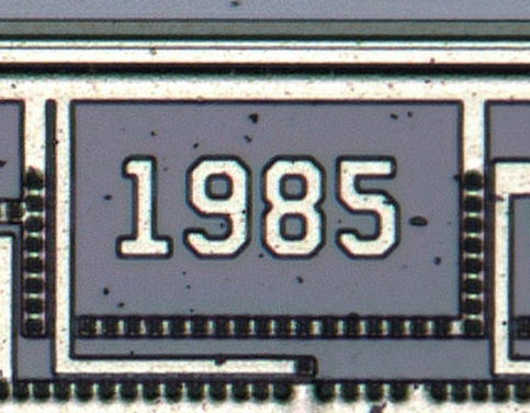 NMC27C64 Die Detail