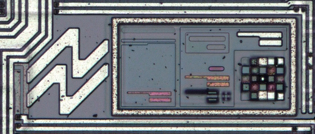 NMC27C64 Die Detail