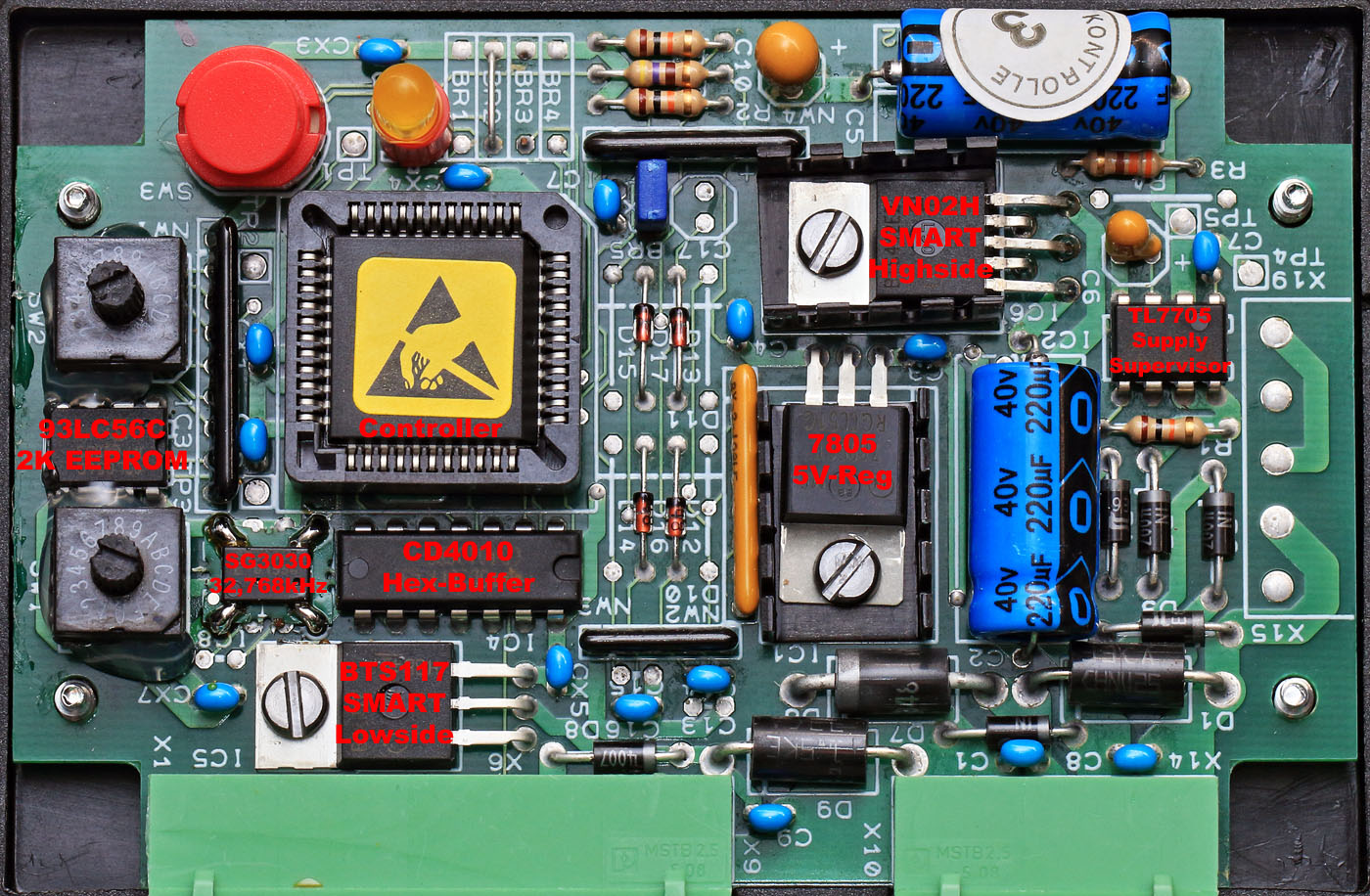 BEKA-MAX S-EP 6 Platine Bauteile