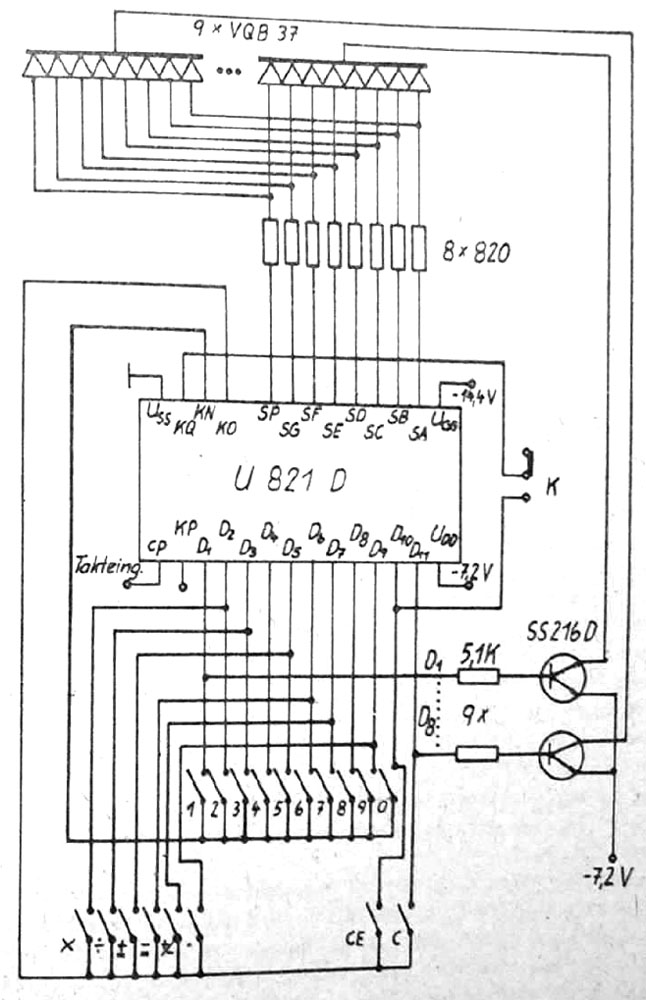 U821 Schaltung