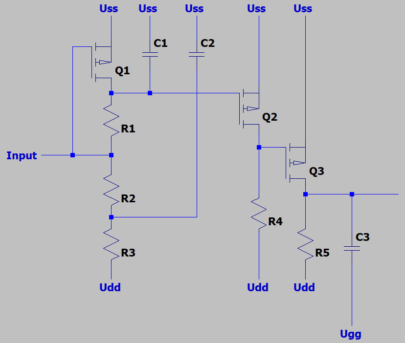 U821 Schaltung Input